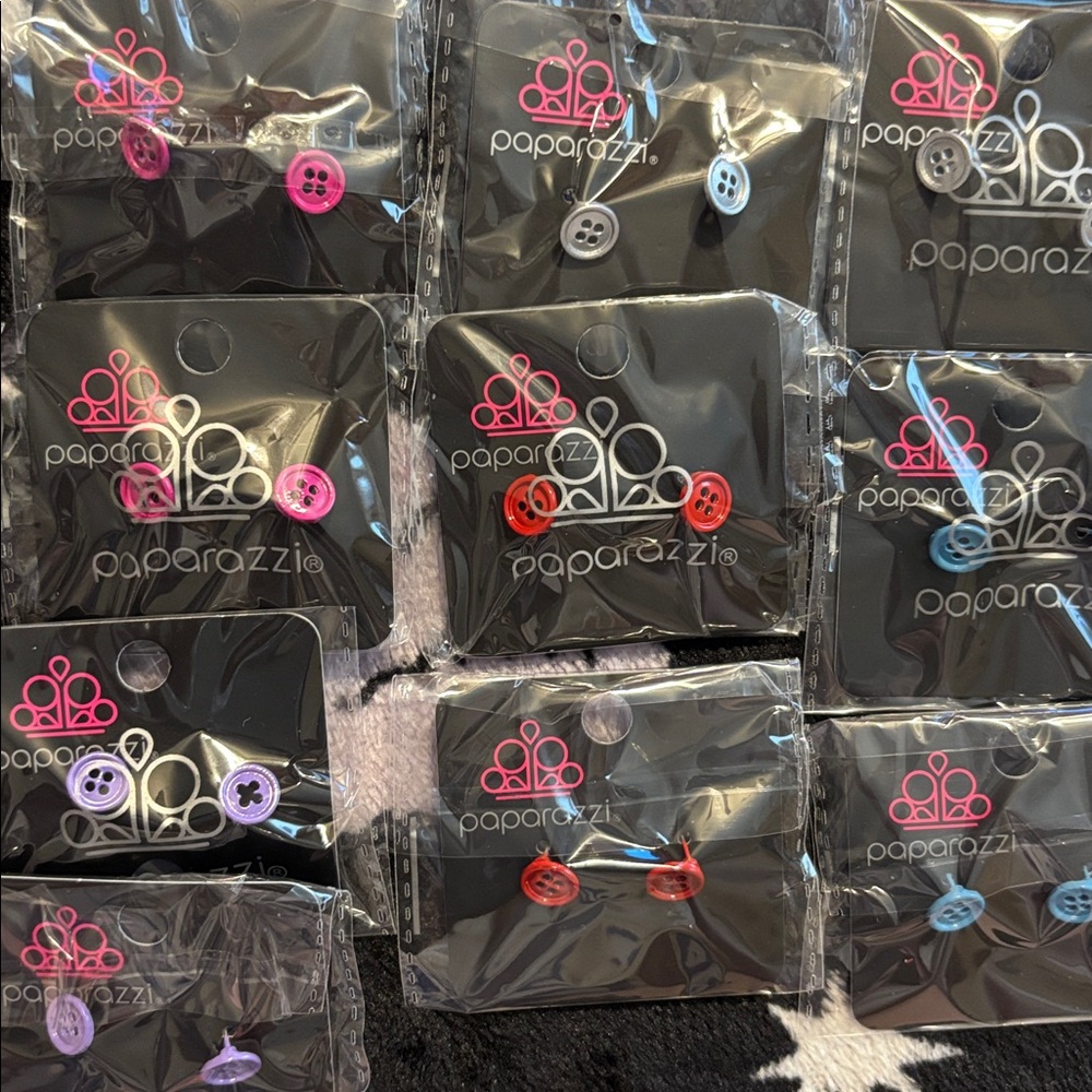 Button earrings - Picture 4 of 4
